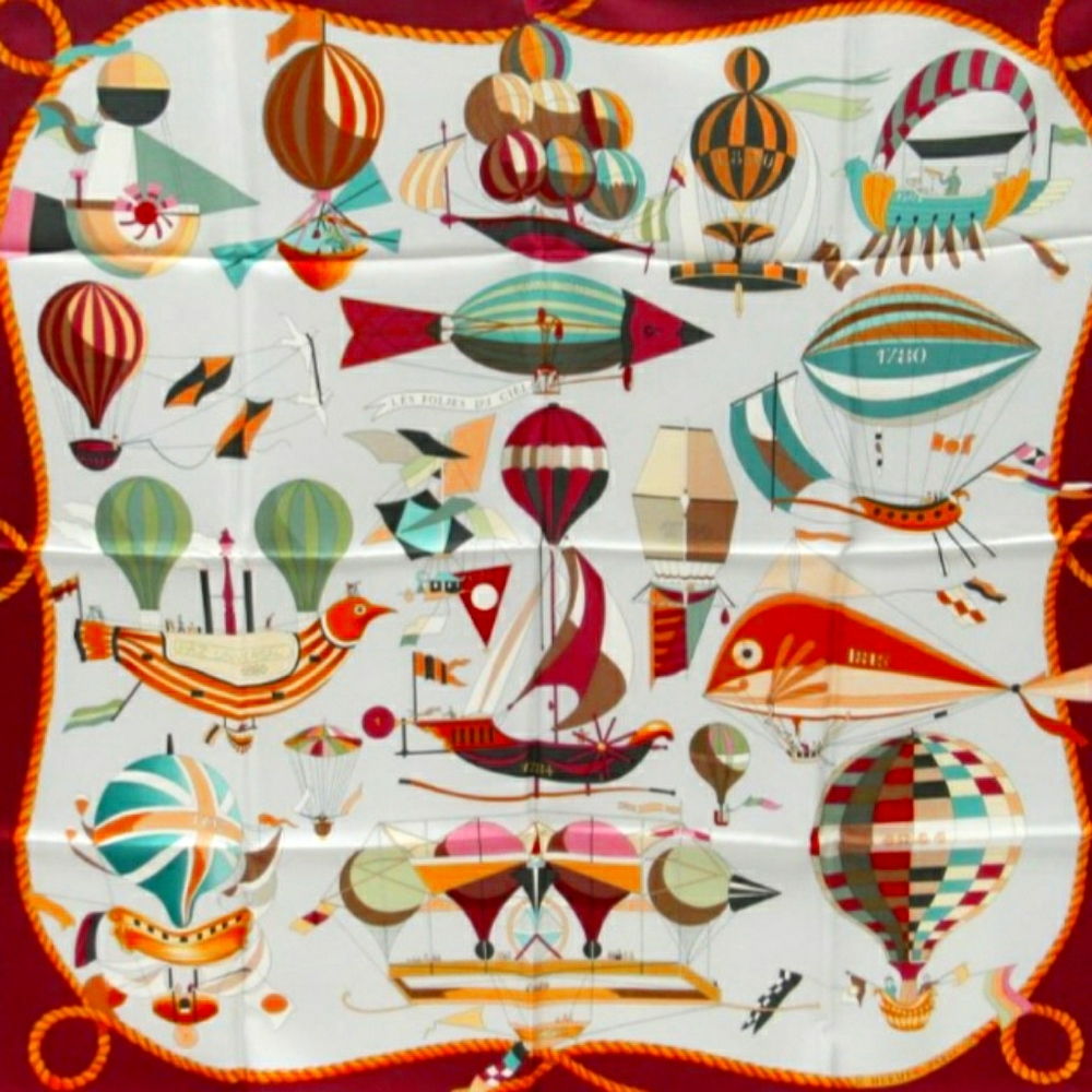 Vintage Hermes scarf 100% authentic 1984
